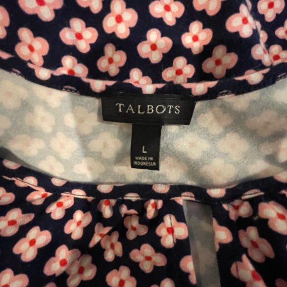 Talbots Cute Floral Maxi Dress L FREE SHIP - Picture 3 of 5